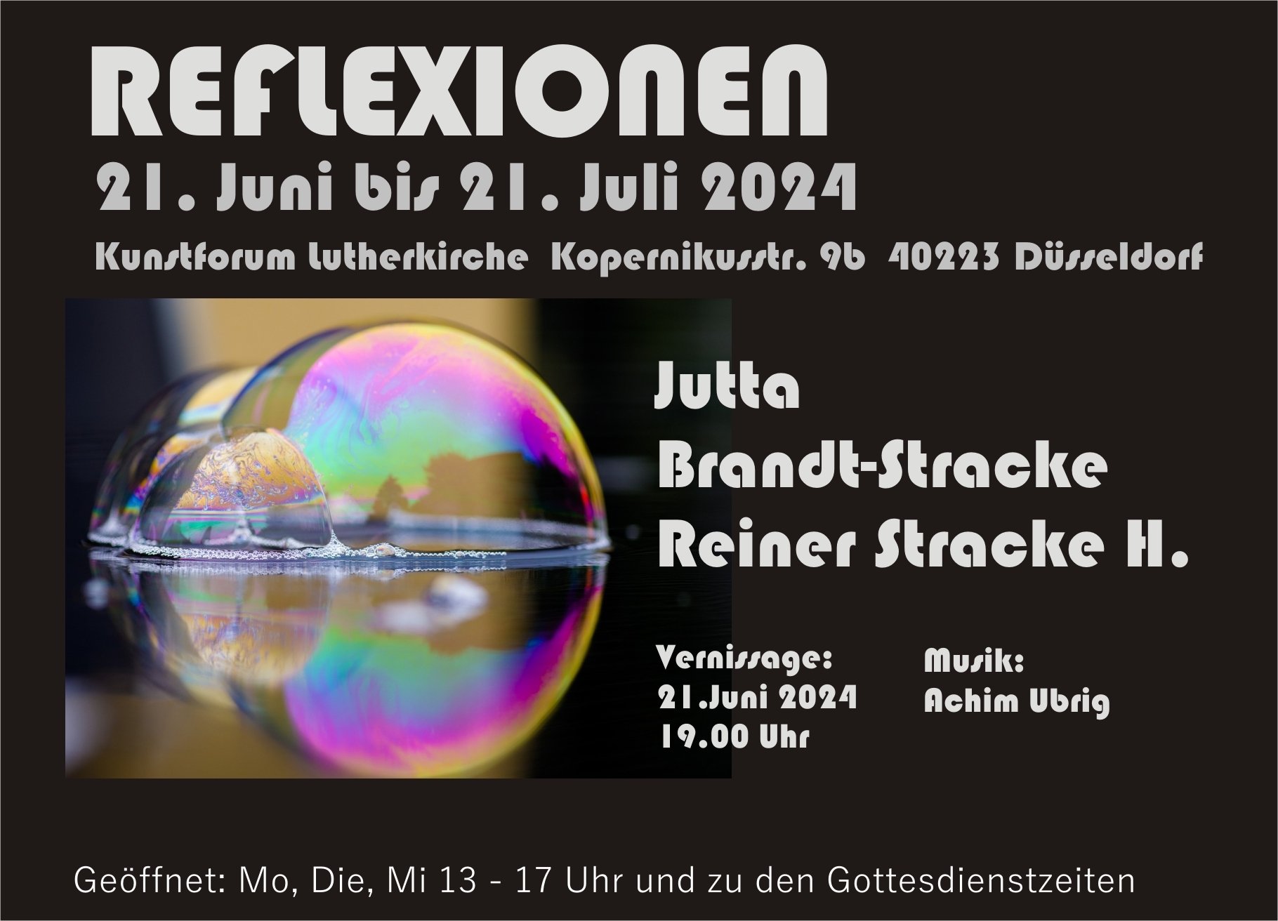 Einladung Reflexionen - 21.06.2024